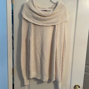 Free People cowl neck knit tunic